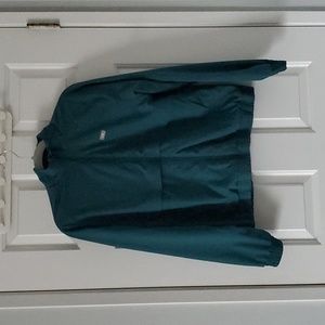 Figs scrub jacket- teal